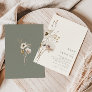 Whimsical Wildflower | Ivory Wedding Invitation