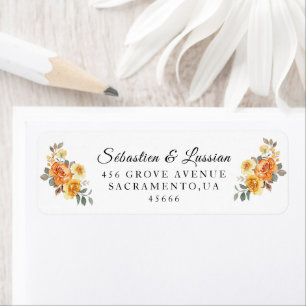 Whimsical Wildflower Label