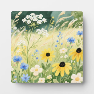 Whimsical Wildflower Meadow  Plaque
