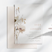 Whimsical Wildflower | Rose Gold