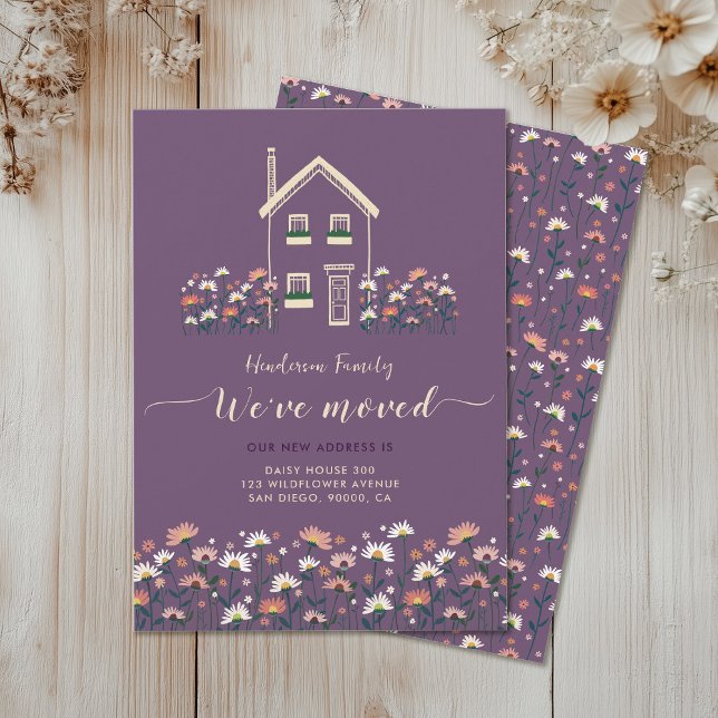 Whimsical Wildflower We Have Moved Announcement  (Creator Uploaded)