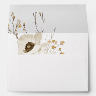 Whimsical Wildflower Wedding Invitation Envelope