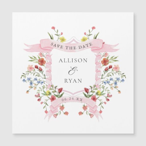 Whimsical Wildflower Wedding Save The Date