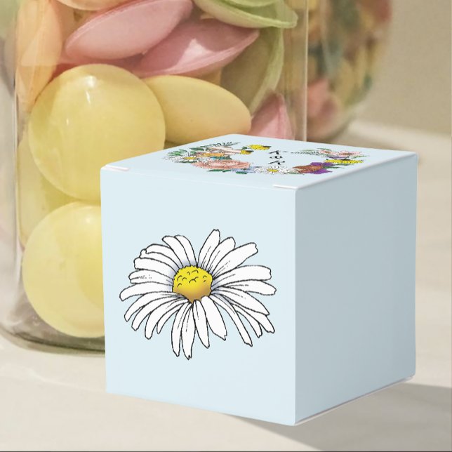 Whimsical Wildflowers Butterfly Mushroom Wedding Favor Boxes (Creator Uploaded)