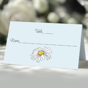 Whimsical Wildflowers Butterfly Mushroom Wedding Place Card