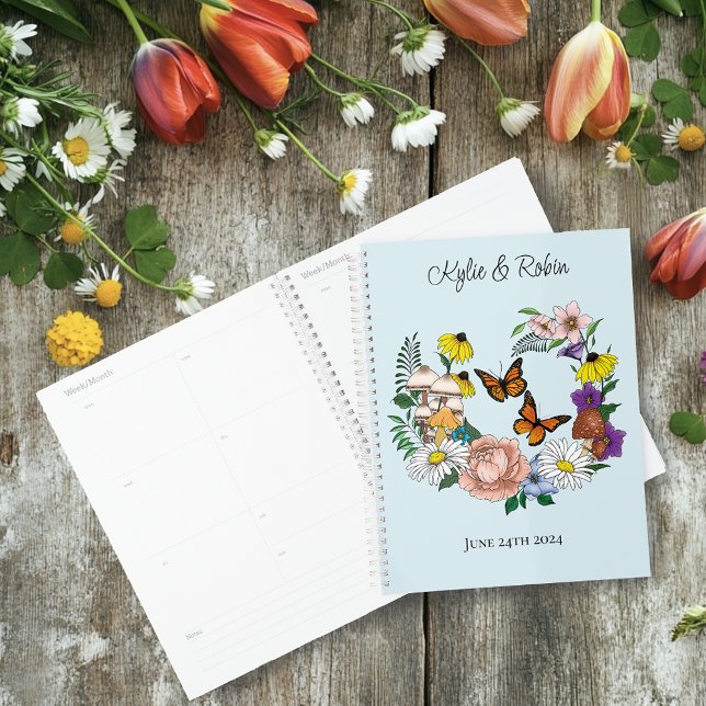 Whimsical Wildflowers Butterfly Mushroom Wedding  Planner (Creator Uploaded)