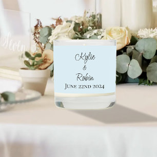 Whimsical Wildflowers Butterfly Mushroom Wedding Scented Candle