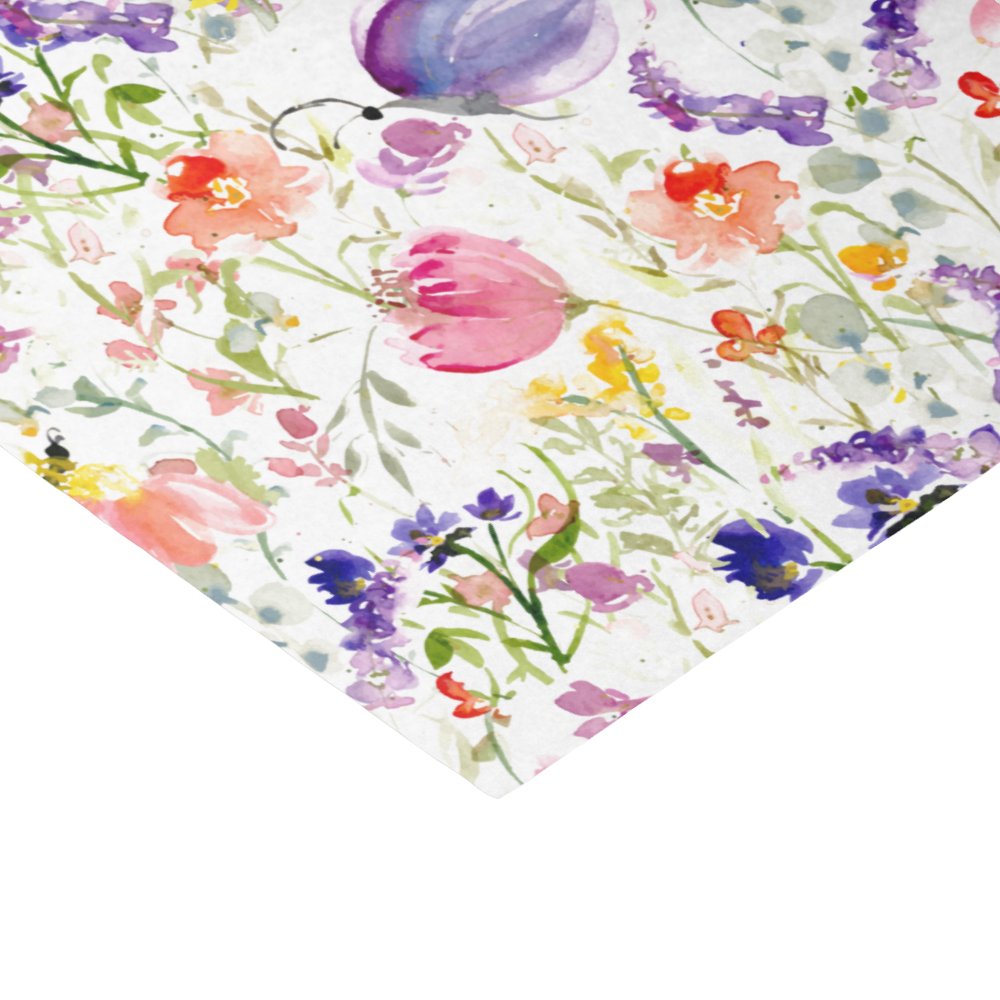 Discover Whimsical Wildflowers | Watercolor Tissue Paper
