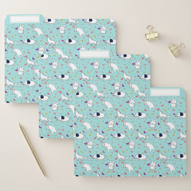 Whimsical Wildlife Wonderland File Folder (Set)