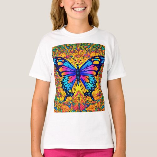 Whimsical WingsEnchanting Butterfly Design T_shir T_Shirt