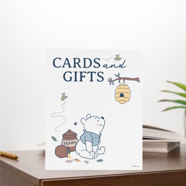 Whimsical Winnie The Pooh Cards & Gifts - Birthday Foam Board (In Situ (Office))