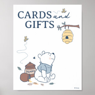 Whimsical Winnie The Pooh Cards & Gifts - Birthday Poster