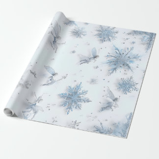 Whimsical Winter Fairy Wrapping Paper