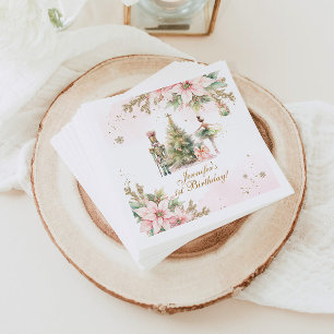 Whimsical Winter Onederland the Nutcracker Napkins