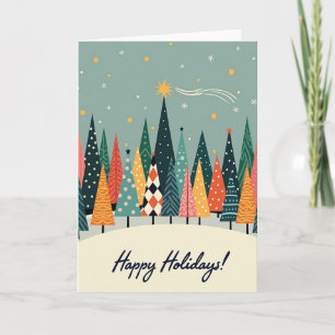 Whimsical Winter Scene Card