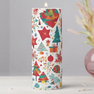 Whimsical Winter Wonders Pillar Candle