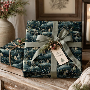 Whimsical Winter Woodland Christmas  Wrapping Paper