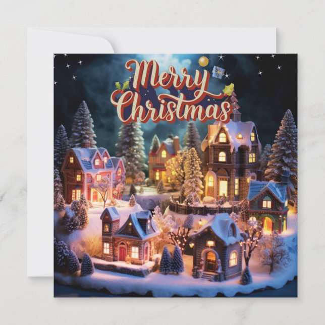 Whimsical Wishes Christmas Card (Front)
