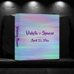 Whimsical Wisps | Holo Fairy Ombre Rainbow Album 3 Ring Binder<br><div class="desc">Iridescent hologram wispy fairy mermaid soft dreamy pastel rainbow. The design features a palette of pink, blue, purple, green, in whimsical psychedelic pattern of romantic iridescence. Feminine and girly trend. For other colors or matching products, please visit the JustFharryn Zazzle store, or contact the designer, c/o Fharryn@yahoo.com - ALL RIGHTS...</div>