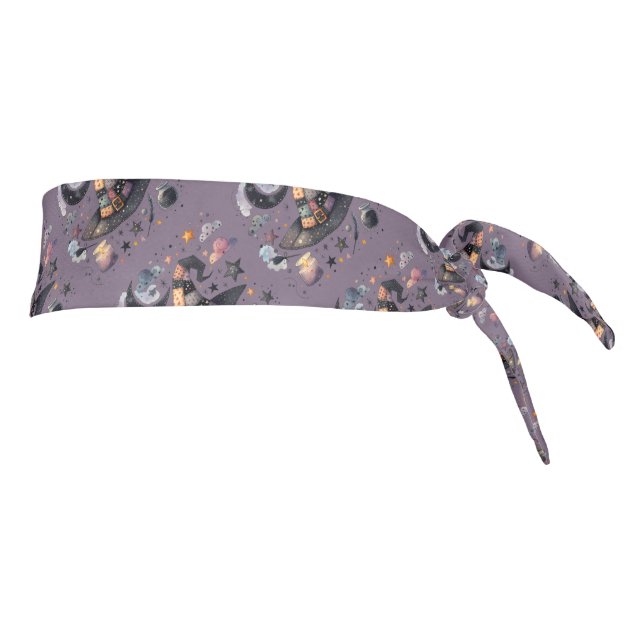 Whimsical Witch Hat and Celestial Magic Tie Headband (Rotate 90)