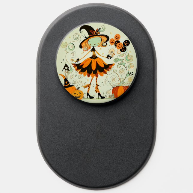 whimsical/witch/pumpkin/fall PopSocket (Popsocket)