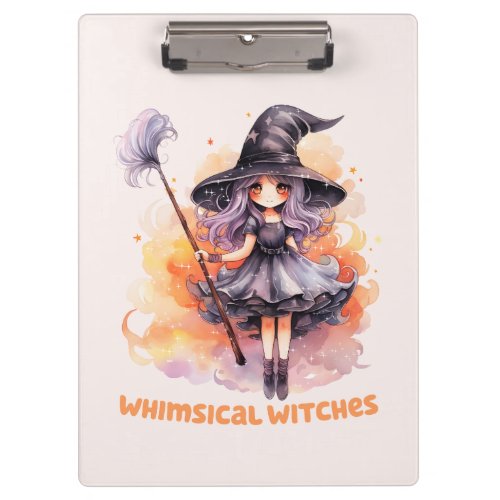 Whimsical Witches Clipboard