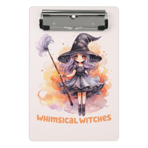 Whimsical Witches Mini Clipboard