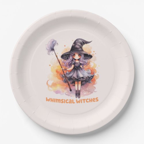 Whimsical Witches Paper Plates