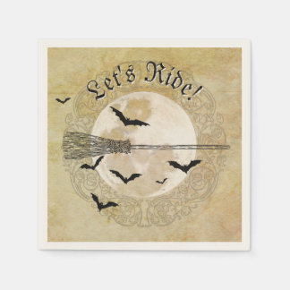Whimsical Witchy Full Moon  Napkins