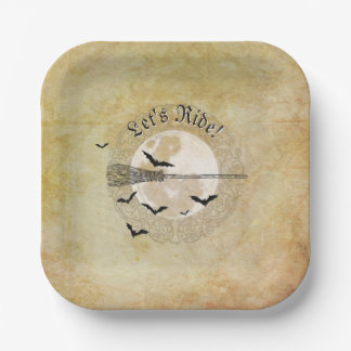 Whimsical Witchy Full Moon  Paper Plates