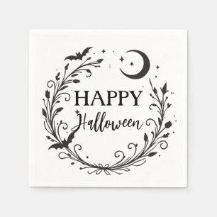 Whimsical Witchy Wiccan Herb Magic Halloween Napkins