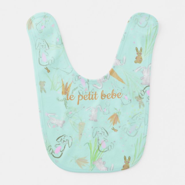 Whimsical Wonder Baby Bib (Front)