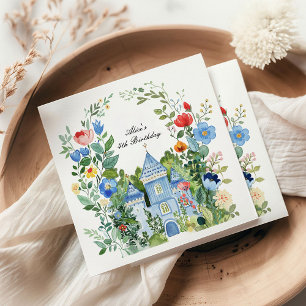 Whimsical Wonderland Birthday Party Napkins