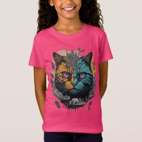 Whimsical Wonderland Girls Fine Jersey T_Shirt