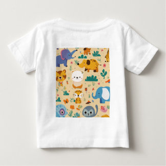 Whimsical Wonderland Kids' Printed Dress Baby T-Shirt