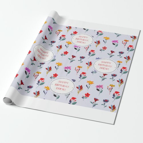 Whimsical Wonders Festive Flurries Wrap Wrapping Paper