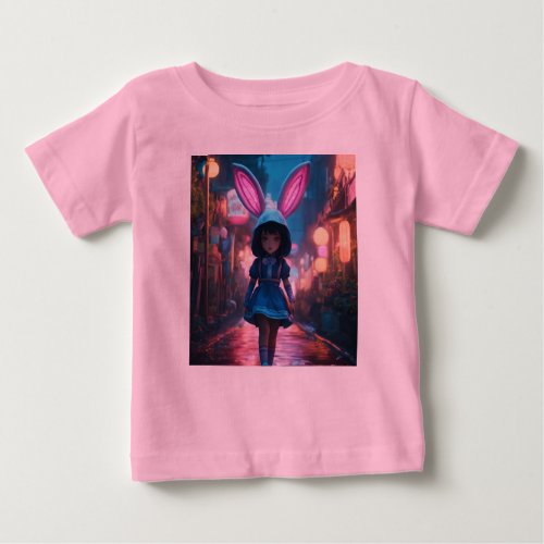 Whimsical Wonders Girls Cartoon T_Shirt Collect