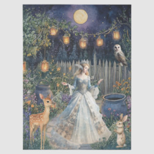 Whimsical Woodland Animals & Fairy Decoupage Paper