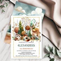 Whimsical Woodland Birthday Party