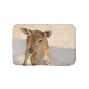 Whimsical Woodland Deer Photography Bath Mat