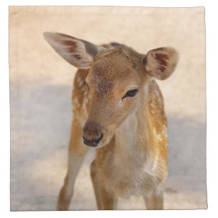 Whimsical Woodland Deer Photography Cloth Napkin