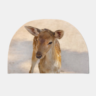 Whimsical Woodland Deer Photography Doormat
