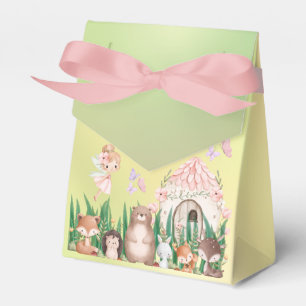 Whimsical Woodland Fairy First Birthday Favor Box