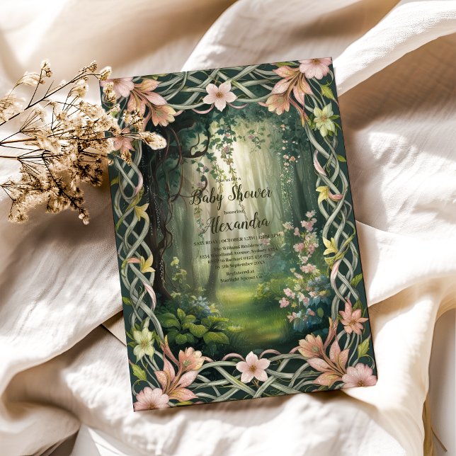 Whimsical Woodland Forest  Baby Shower Invitation (Creator Uploaded)