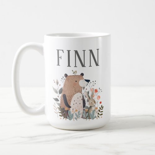 Whimsical Woodland _ Forest Friends Personalized   Coffee Mug