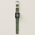 Whimsical Woodland Forest Greenery Baby Animals Apple Watch Band<br><div class="desc">This adorable design belongs to our FOREST FABLE collection. It features our original watercolor illustration depicting whimsical woodland animals and elegant botanical greenery leaves.</div>