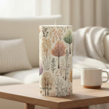 Whimsical Woodland Watercolor Forest