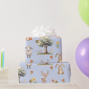 Whimsical Woodland Wildlife  Wrapping Paper
