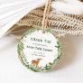 Whimsical Woodland Wreath Thank You  Favor Tags