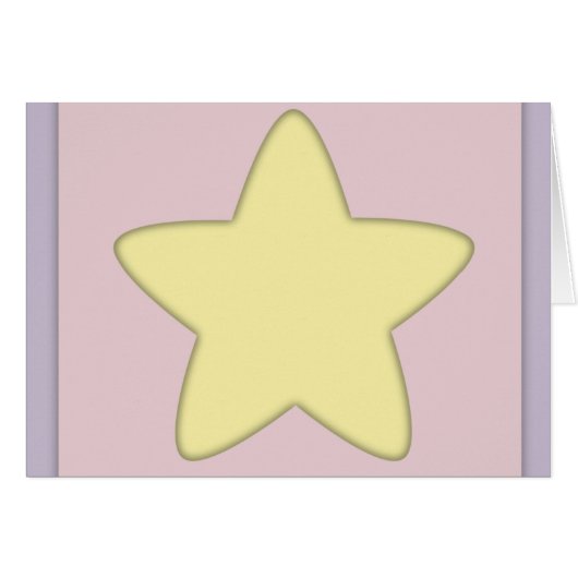 Whimsical Yellow Star (Front Horizontal)